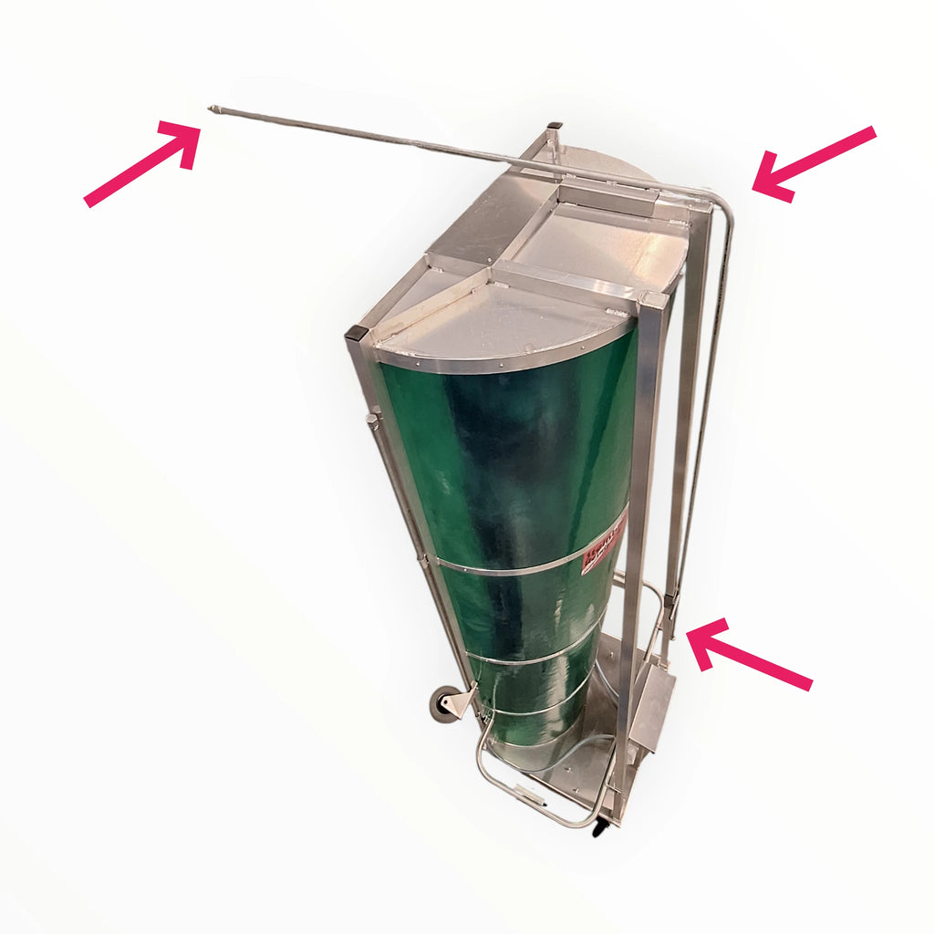 Afneembare arm voor Mobiele wasborstel
